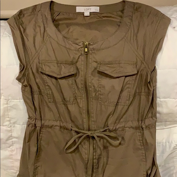 Loft sleeveless drawstring dress - Picture 2 of 5